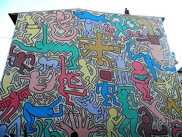 Il murales Tuttomondo di Keith Haring