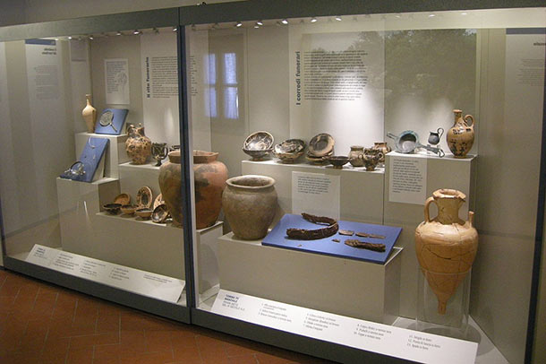 Reperti esposti al Museo Archeologico